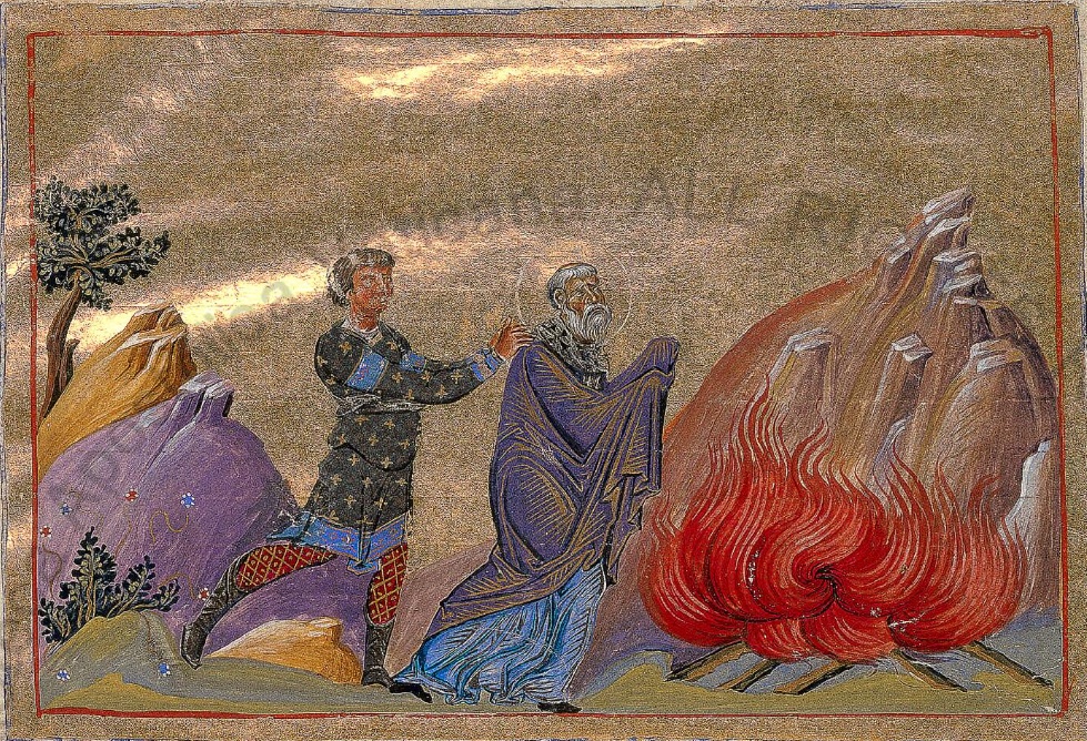 Polycarp of Smyrna, from the Menologion of Basil II