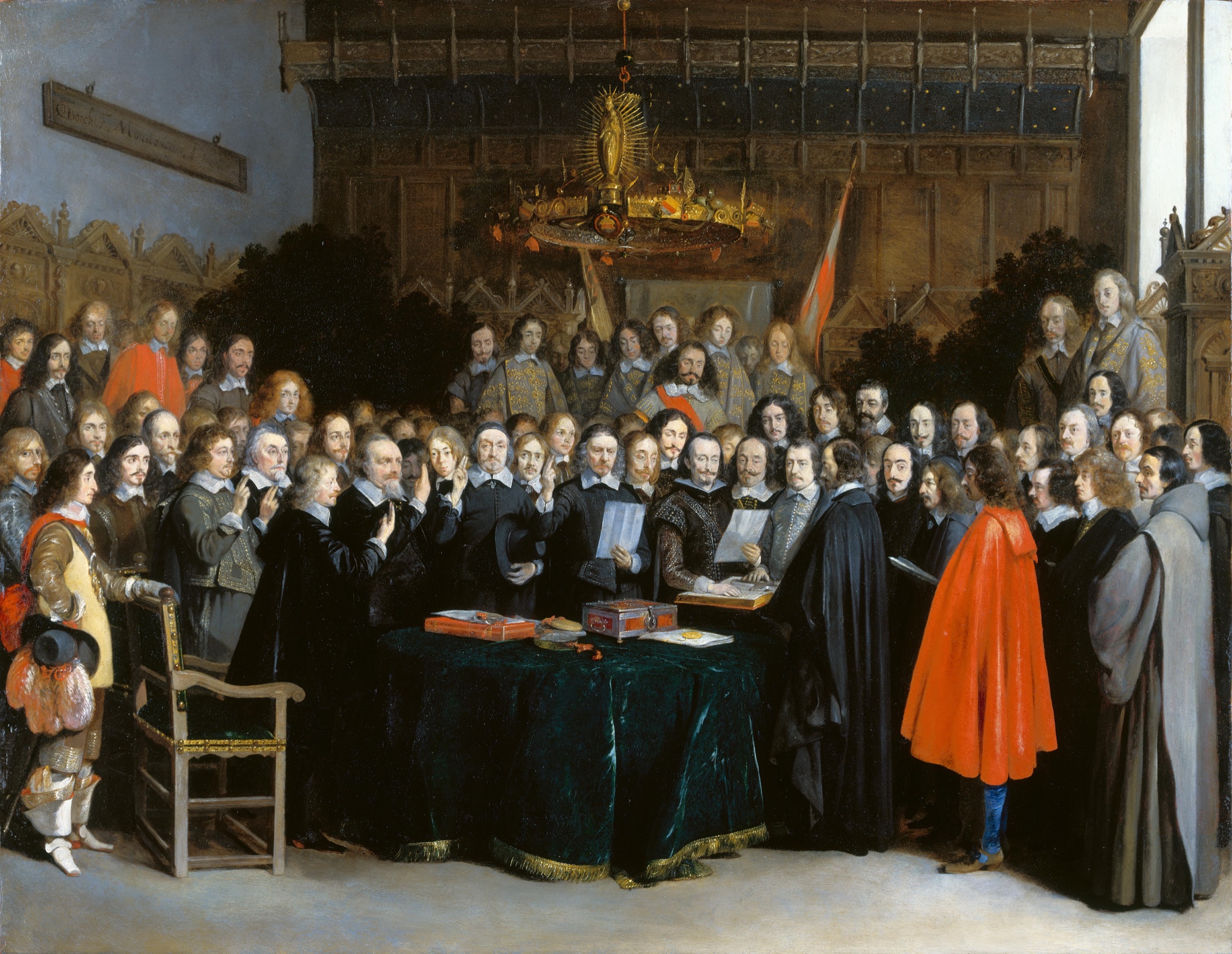 Ter Borch, Treaty of Münster oath, 1648